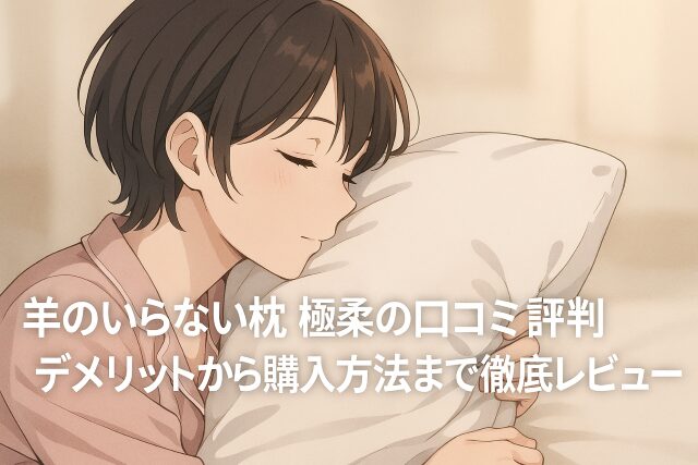 羊いらない枕　極柔