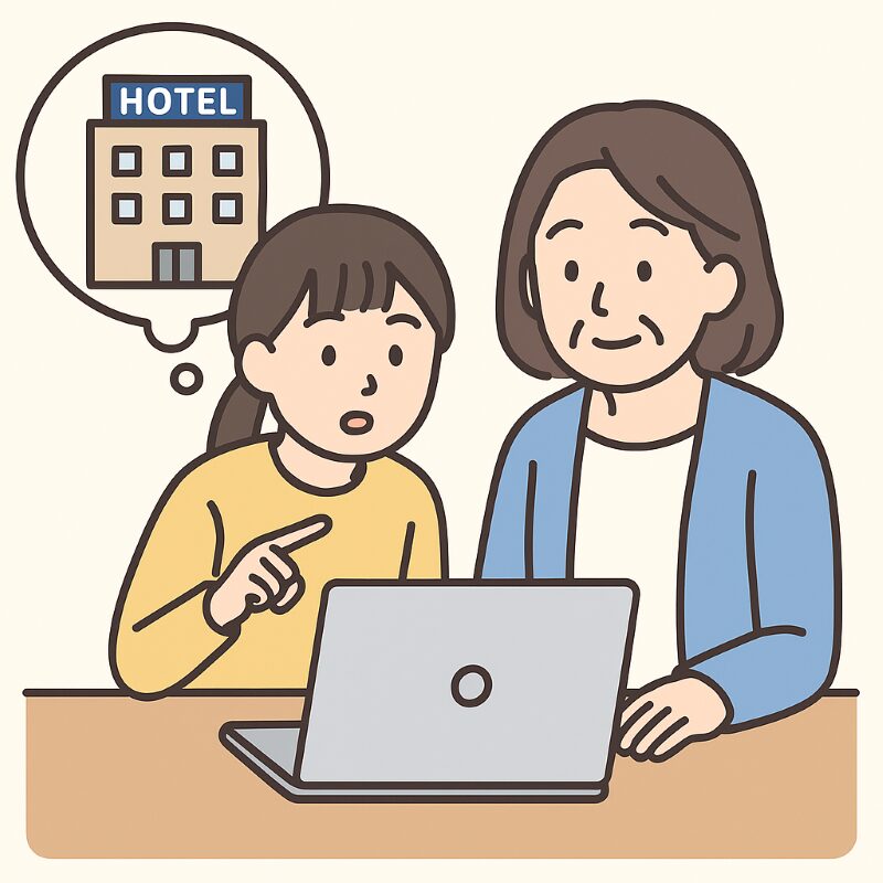 親子でホテル選び